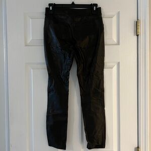Spanx Faux Leather Skinny Pants Small Petite